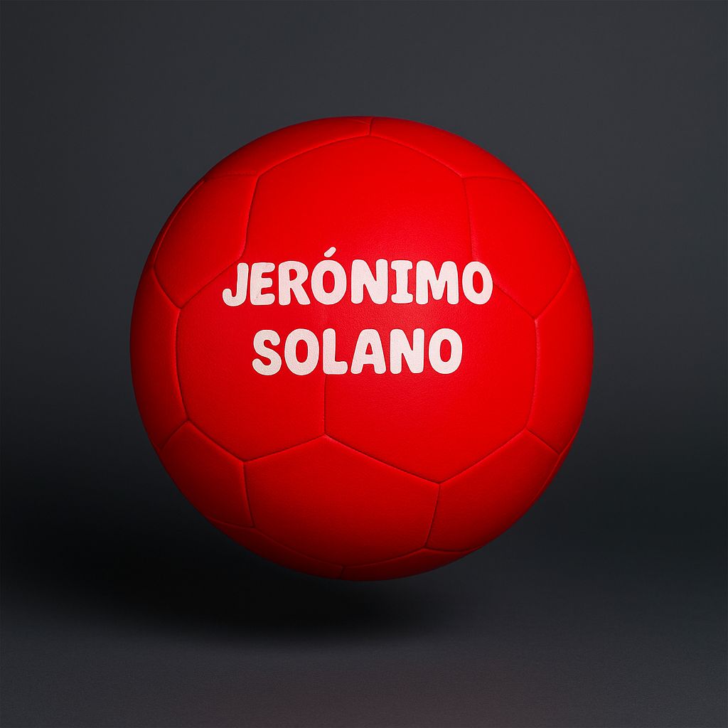 Balón blanco con diseño especial